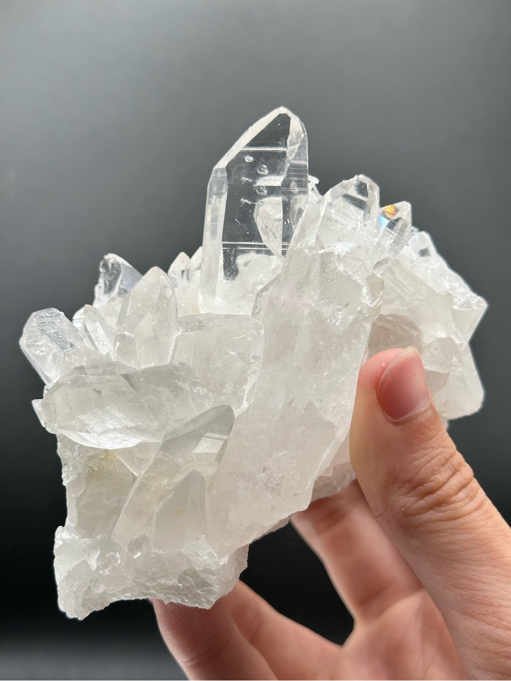 Arkansas Clear Quartz Cluster 🫧🤍🫧 ACQ12